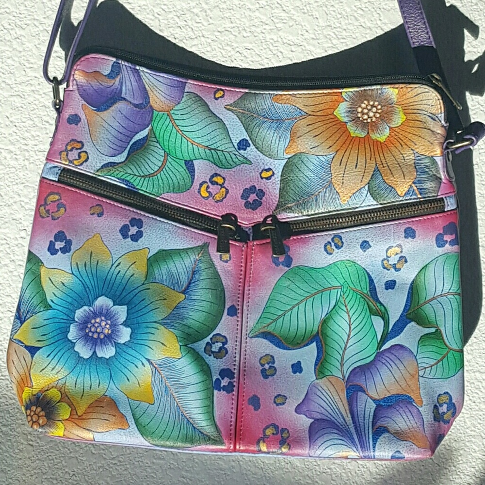 ANUSCHKA painted with passion hobo bag
